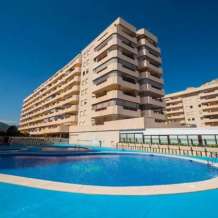 Topacio II In The Center Of The Promenade Of La Fossa Beach In Calpe Кальпе
